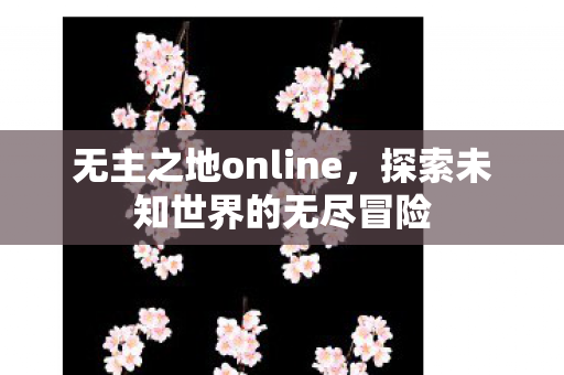 无主之地online，探索未知世界的无尽冒险
