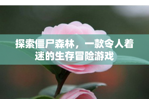 探索僵尸森林,一款令人着迷的生存冒险游戏 探索僵尸森林,一款令人着迷的生存冒险游戏