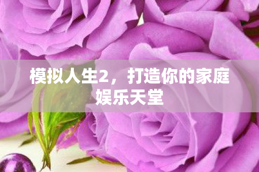 模拟人生2，打造你的家庭娱乐天堂