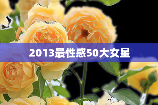 2013最性感50大女星