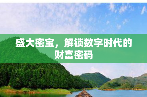盛大密宝，解锁数字时代的财富密码