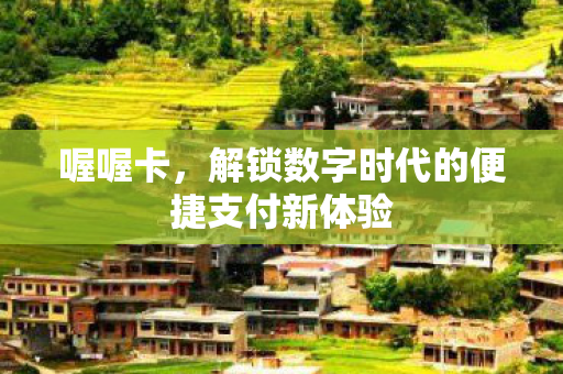 喔喔卡，解锁数字时代的便捷支付新体验