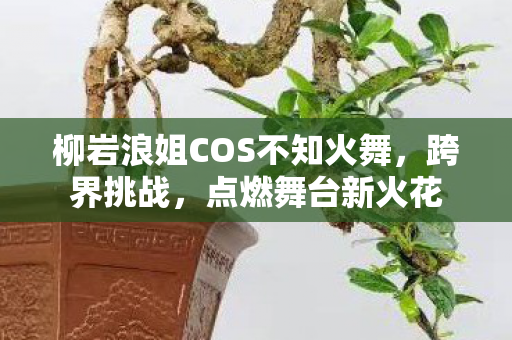 柳岩浪姐COS不知火舞，跨界挑战，点燃舞台新火花
