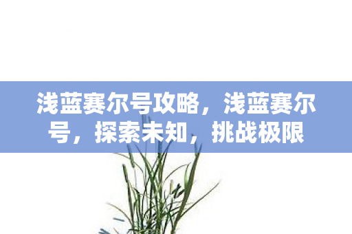 浅蓝赛尔号攻略，浅蓝赛尔号，探索未知，挑战极限