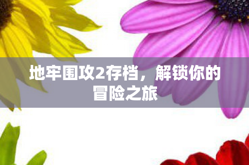 地牢围攻2存档,解锁你的冒险之旅 地牢围攻2存档,解锁你的冒险之旅
