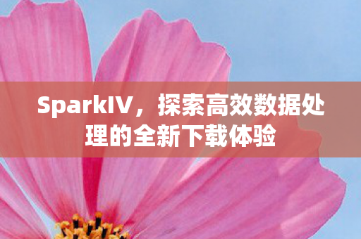 SparkIV，探索高效数据处理的全新下载体验