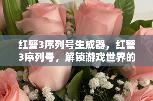 红警3序列号生成器，红警3序列号，解锁游戏世界的钥匙