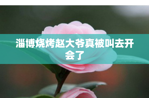 淄博烧烤赵大爷真被叫去开会了