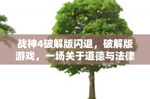 战神4破解版闪退，破解版游戏，一场关于道德与法律的灰色地带探讨