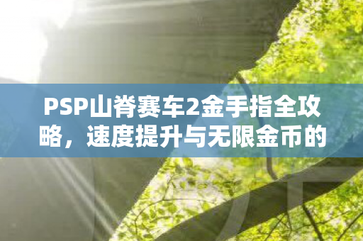 PSP山脊赛车2金手指全攻略，速度提升与无限金币的秘诀