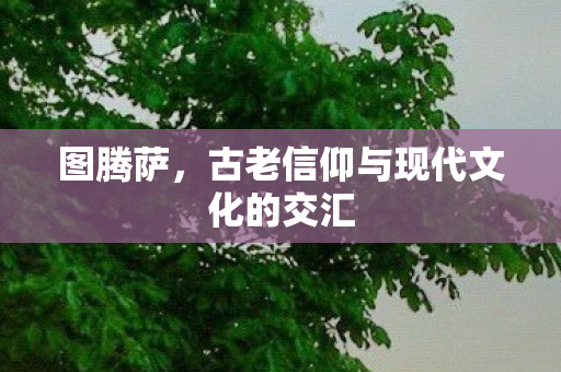 图腾萨,古老信仰与现代文化的交汇 图腾萨,古老信仰与现代文化的交汇