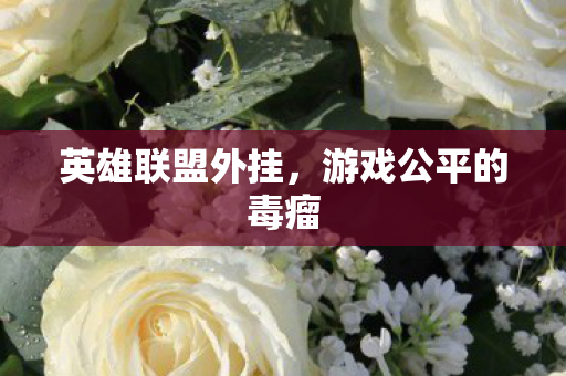 英雄联盟外挂，游戏公平的毒瘤