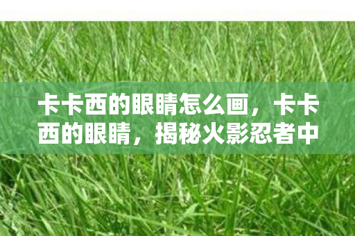 卡卡西的眼睛怎么画，卡卡西的眼睛，揭秘火影忍者中的神秘力量