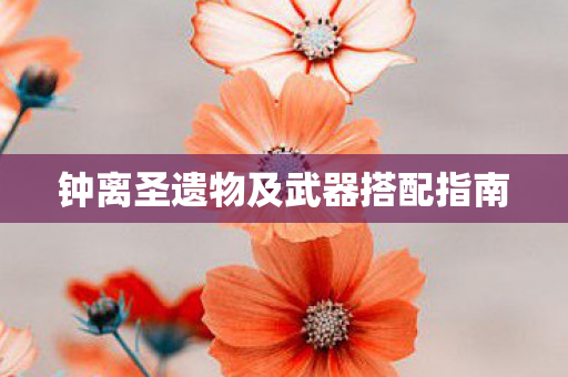 钟离圣遗物及武器搭配指南