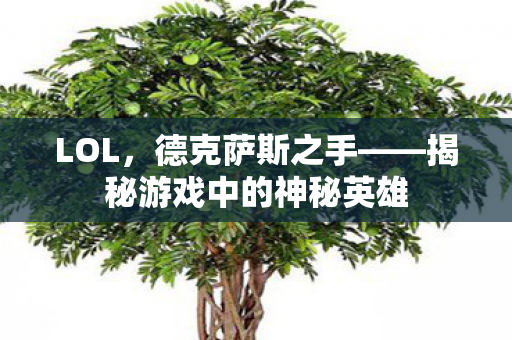 LOL，德克萨斯之手——揭秘游戏中的神秘英雄