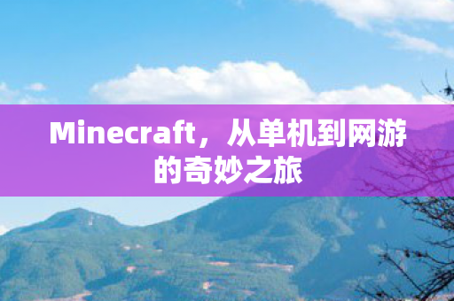 Minecraft，从单机到网游的奇妙之旅