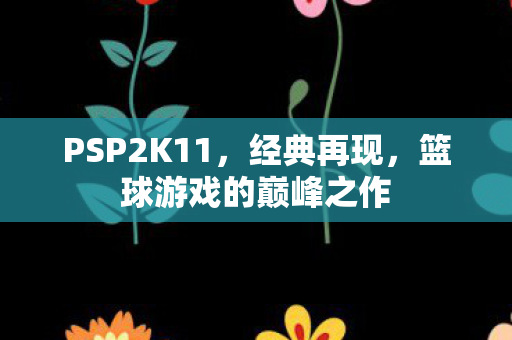 PSP2K11，经典再现，篮球游戏的巅峰之作