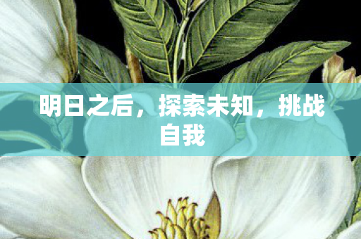 明日之后,探索未知,挑战自我 明日之后,探索未知,挑战自我