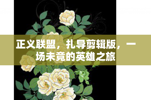 正义联盟,扎导剪辑版,一场未竟的英雄之旅 正义联盟,扎导剪辑版,一场未竟的英雄之旅