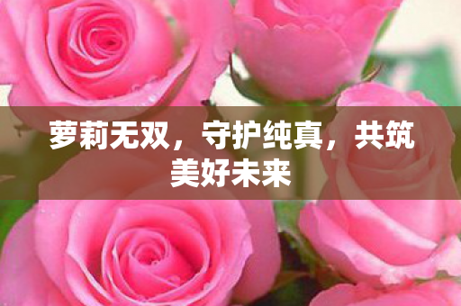 萝莉无双，守护纯真，共筑美好未来