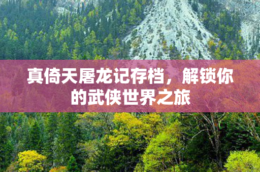真倚天屠龙记存档,解锁你的武侠世界之旅 真倚天屠龙记存档,解锁你的武侠世界之旅