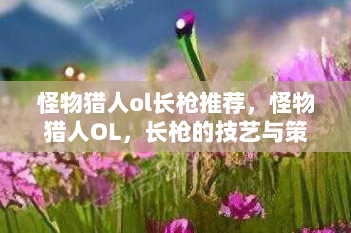 怪物猎人ol长枪推荐，怪物猎人OL，长枪的技艺与策略
