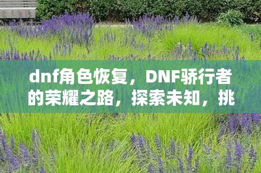dnf角色恢复,DNF骄行者的荣耀之路,探索未知,挑战极限 dnf角色恢复,DNF骄行者的荣耀之路,探索未知,挑战极限