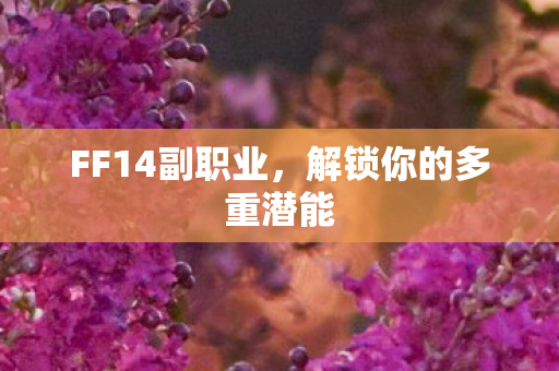 FF14副职业，解锁你的多重潜能