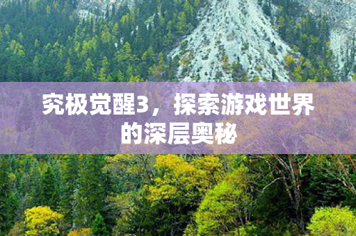 究极觉醒3,探索游戏世界的深层奥秘 究极觉醒3,探索游戏世界的深层奥秘