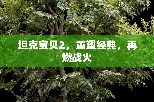 坦克宝贝2，重塑经典，再燃战火