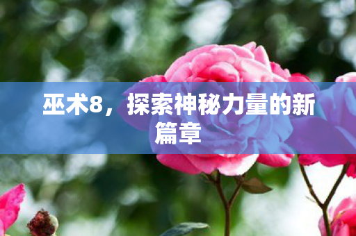 巫术8，探索神秘力量的新篇章
