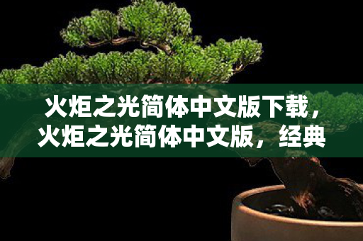火炬之光简体中文版下载，火炬之光简体中文版，经典游戏的中文新篇章