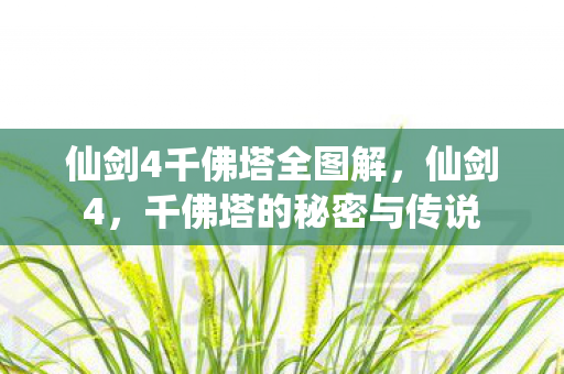仙剑4千佛塔全图解图片