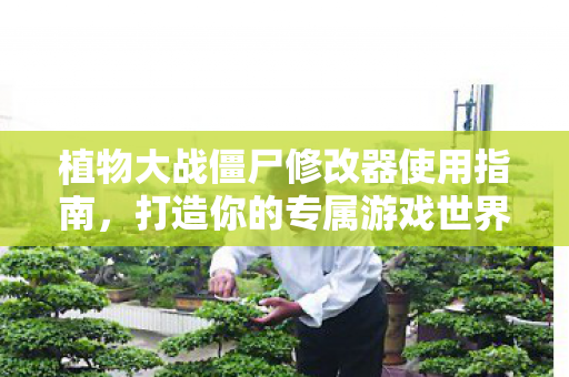 植物大战僵尸修改器使用指南，打造你的专属游戏世界