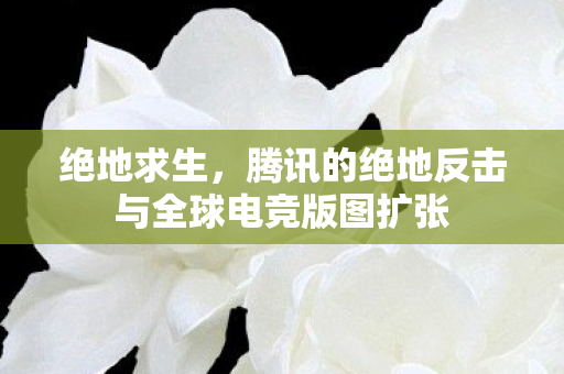 绝地求生，腾讯的绝地反击与全球电竞版图扩张