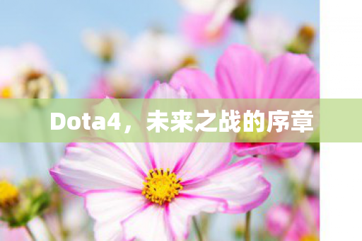 Dota4，未来之战的序章
