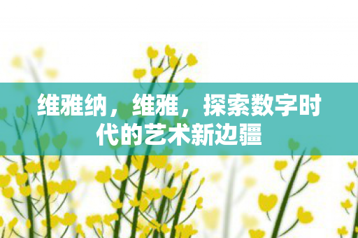 维雅纳，维雅，探索数字时代的艺术新边疆