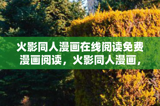 火影同人漫画在线阅读免费漫画阅读，火影同人漫画，探索鸣人与佐助的另类羁绊