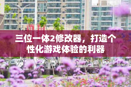 三位一体2修改器，打造个性化游戏体验的利器