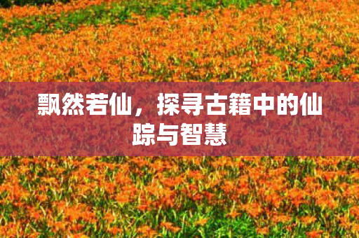 飘然若仙,探寻古籍中的仙踪与智慧 飘然若仙,探寻古籍中的仙踪与智慧