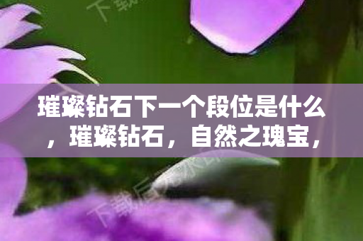 璀璨钻石下一个段位是什么，璀璨钻石，自然之瑰宝，永恒之象征