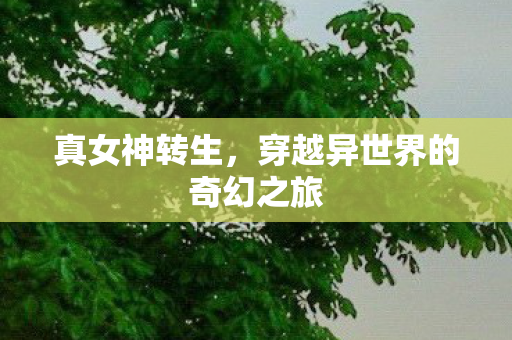真女神转生，穿越异世界的奇幻之旅