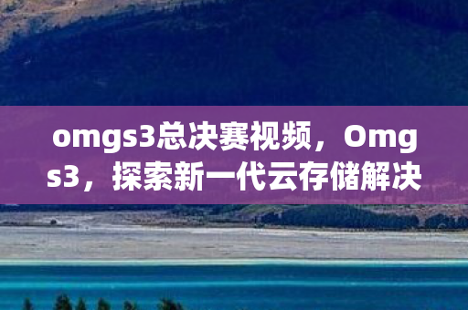 omgs3总决赛视频，Omgs3，探索新一代云存储解决方案的前沿技术