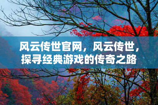 风云传世官网,风云传世,探寻经典游戏的传奇之路 风云传世官网,风云传世,探寻经典游戏的传奇之路