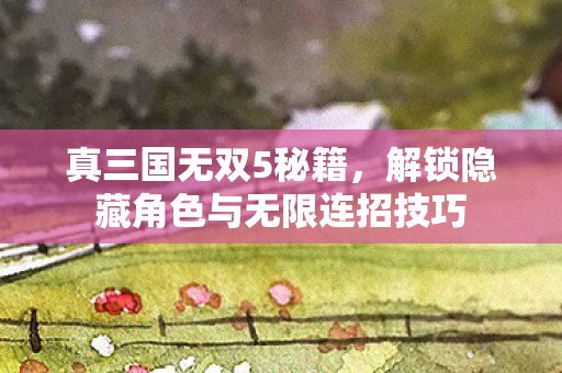 真三国无双5秘籍，解锁隐藏角色与无限连招技巧