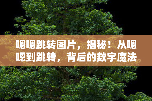 嗯嗯跳转图片，揭秘！从嗯嗯到跳转，背后的数字魔法