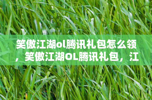 笑傲江湖ol腾讯礼包怎么领，笑傲江湖OL腾讯礼包，江湖之旅的必备神器