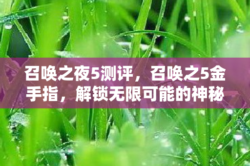 召唤之夜5测评,召唤之5金手指,解锁无限可能的神秘代码 召唤之夜5测评,召唤之5金手指,解锁无限可能的神秘代码