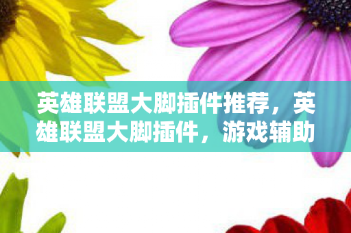 英雄联盟大脚插件推荐，英雄联盟大脚插件，游戏辅助的利器