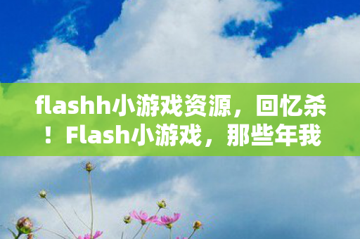 flashh小游戏资源，回忆杀！Flash小游戏，那些年我们一起玩过的经典